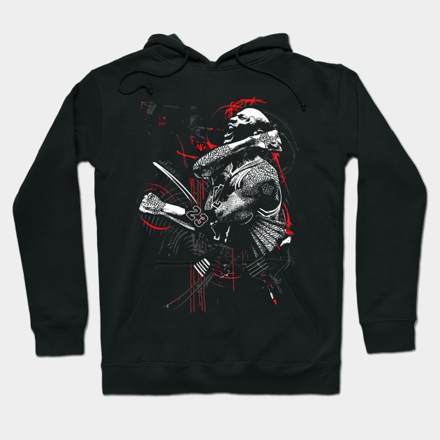 michael jordan black art Hoodie by christinehearst